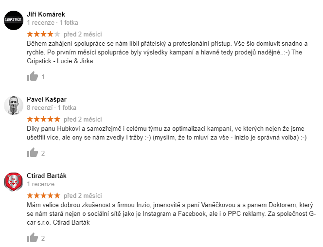 Google reviews